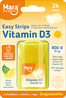 Mara Easy Strips Vitamin D3 Zungenstreifen (24 Stück)