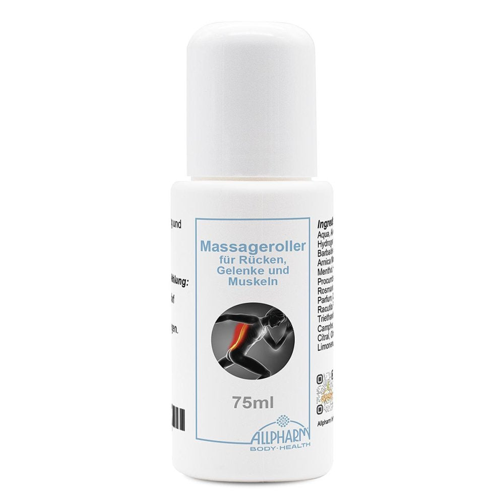ALLPHARM Rouleau de massage pour le dos, les articulations et les muscles (75 ml)
