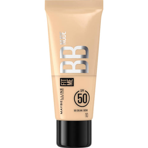 Maybelline New York BB Cream Fit me Nude 10 LSF 50 (30 ml)