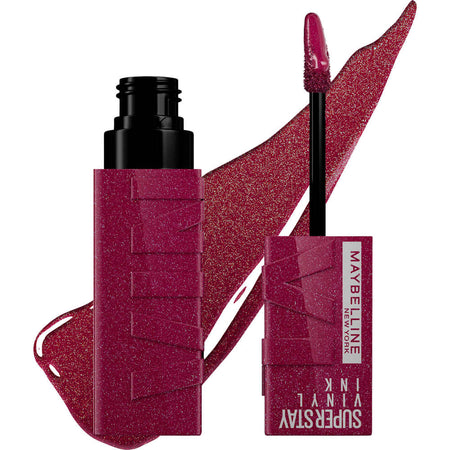 Maybelline New York Super Stay Vinyl Ink 903 Amethyst Glimmer Edition rouge à lèvres (4,2 ml)