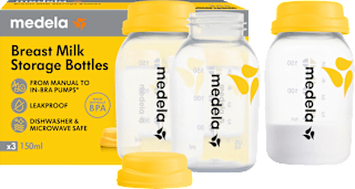 Medela set de biberons pour lait maternel (150 ml chacun), 3 pièces