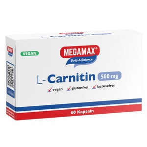 MEGAMAX® L-carnitine 500 mg gélules (60)