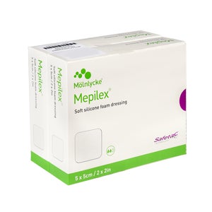 Mepilex 5x5 cm pansement en mousse (10 pièces)