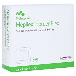 Mepilex Border Flex pansement en mousse adhésif 7,5x (10 pièces)