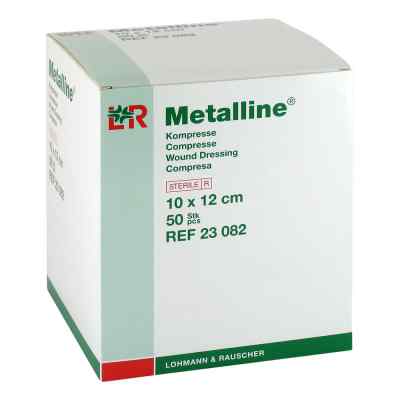 Metalline compresses stériles 10x12cm (50 pièces)