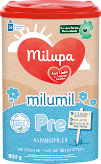 Milupa Milumil Pre lait infantile dès la naissance (800 g)