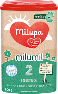 Milupa Milumil lait de suite 2 après le 6e mois (800 g)