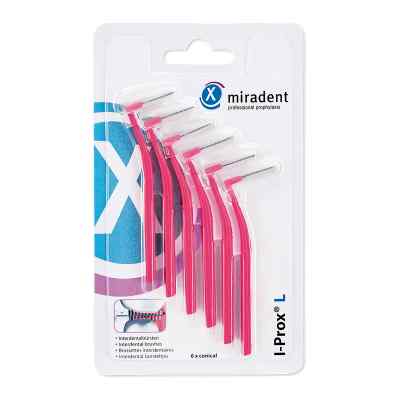 Miradent brosse interdentaire I-prox L 0,4 mm rose (6 pièces)