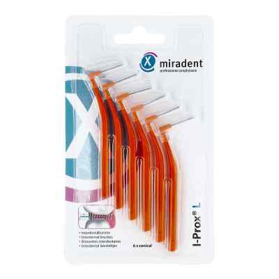 Miradent brosse interdentaire I-prox L 0,8 mm orange (6 pièces)