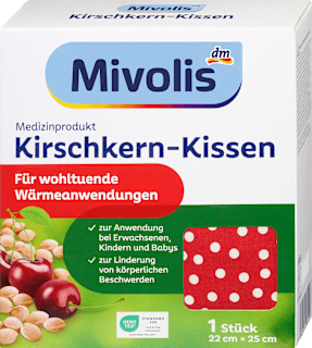 Mivolis Coussin aux noyaux de cerise (1 pièce)