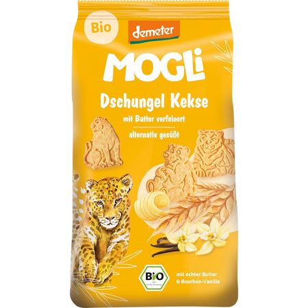 MOGLi biscuits enfants jungle au beurre dès 3 ans (125 g)
