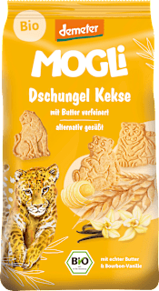 MOGLi biscuits enfants jungle au beurre dès 3 ans (125 g)