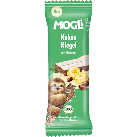 MOGLi Barre cacao-banane dès 3 ans (25 g)