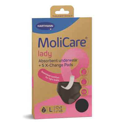 Molicare Lady Absorbent Underwear+5 Pads taille L (1 pièce)
