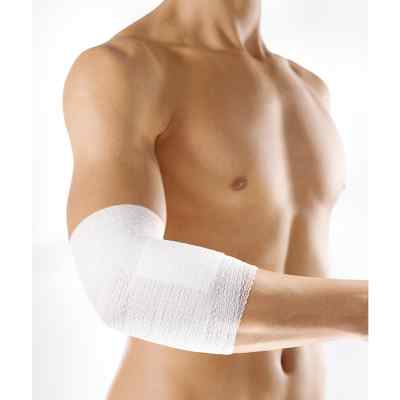 Mollelast haft bandes sans latex 8 cm x 20 m blanc (6 pièces)