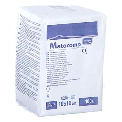 MaiMed non-sterile gauze swabs 10x10 cm, 8-ply (100 pieces)