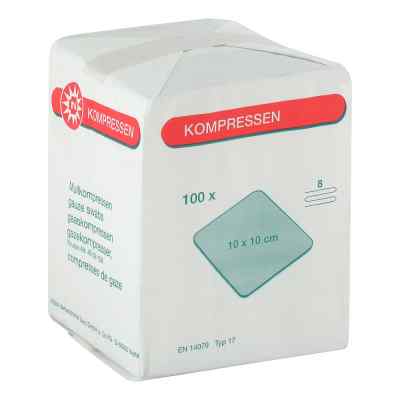NOBAMED Paul Danz AG Compresses de gaze 10x10cm 8 plis non stériles (100 pièces)