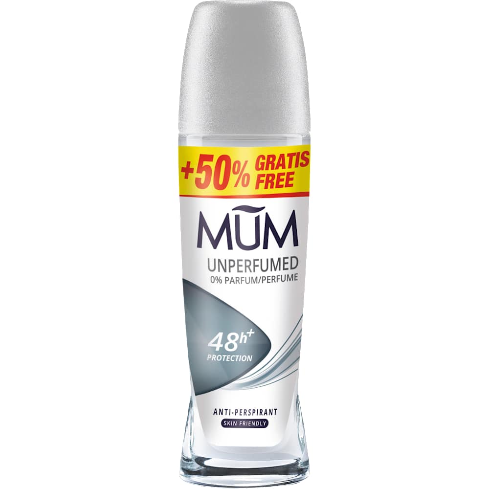 MUM Antitranspirant déo roll-on sans parfum Protection (75 ml)