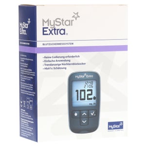 Mystar Extra lecteur de glycémie Set mg/dl (1 pièce)