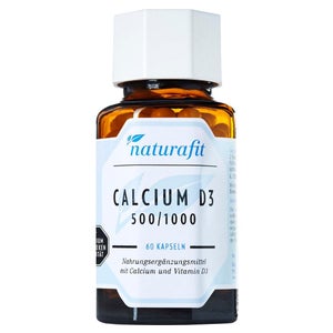 Naturafit Calcium D3 500/1.000 gélules (60)