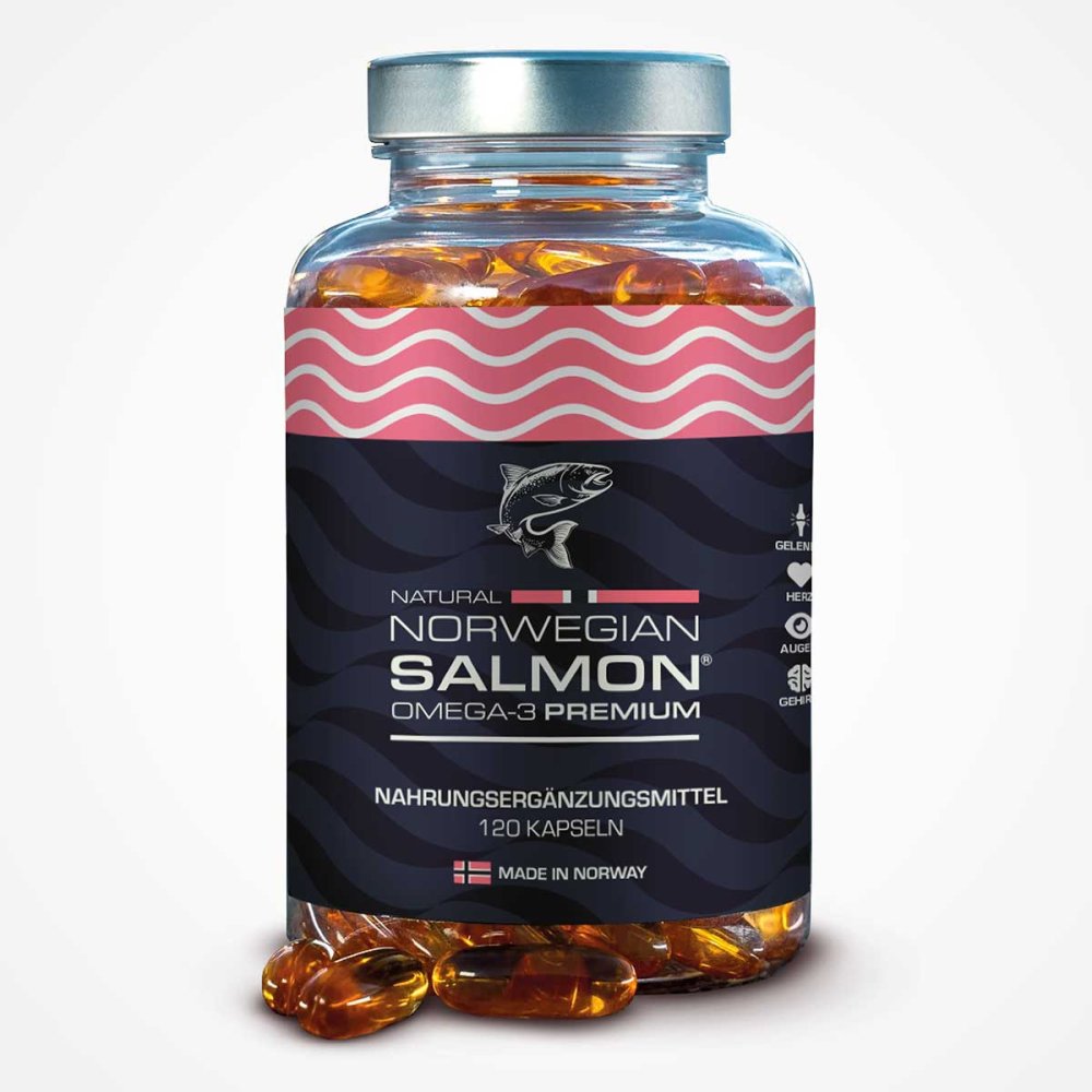 L&L Pharma GmbH Natural Norwegian Salmon Omega-3 Premium gélules molles (120 gélules)