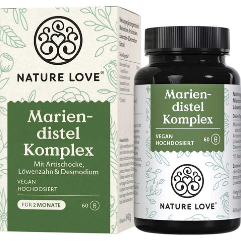 Nature Love Milk Thistle capsules (60 pieces, 40 g)