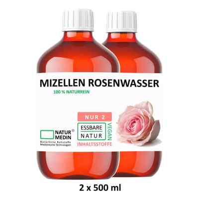 Naturmedin Eau micellaire à l'eau de rose PET (1000 ml)