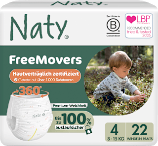 Naty Baby Pants Taille 4 (8-15 kg), 22 pièces