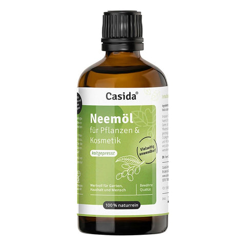 Casida Neemöl für Pflanzen und Kosmetik 100% rein natürlich (100 ml)
