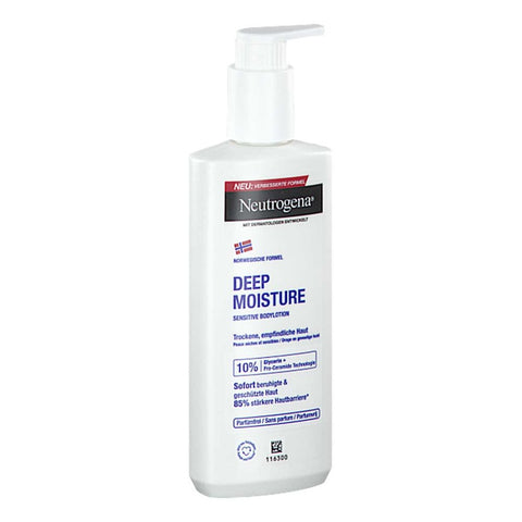 Neutrogena Deep Moisture lotion pour le corps Sensible (250 ml)