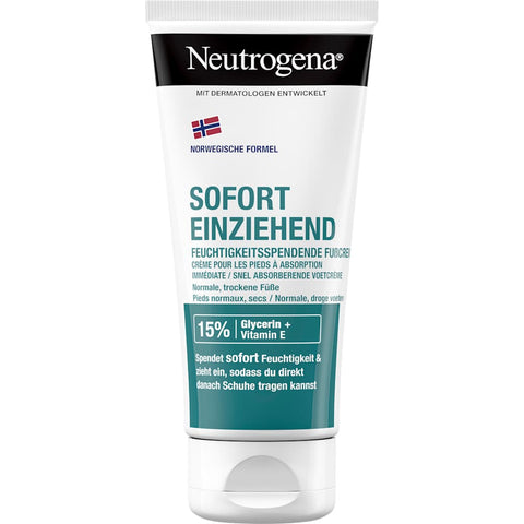 Neutrogena crème pour les pieds à absorption rapide pour peaux sèches (100 ml)