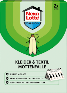 Nexa Lotte Piège à mites pour vêtements et textiles (2 pièces)