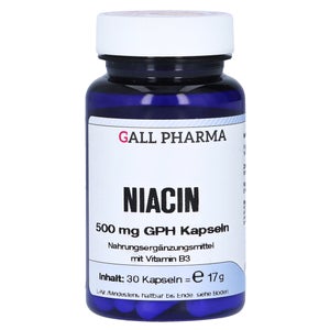 Gall Pharma Niacin 500 mg GPH Kapseln (30 Kapseln)