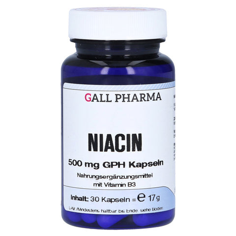 Gall Pharma Niacin 500 mg GPH Kapseln (30 Kapseln)