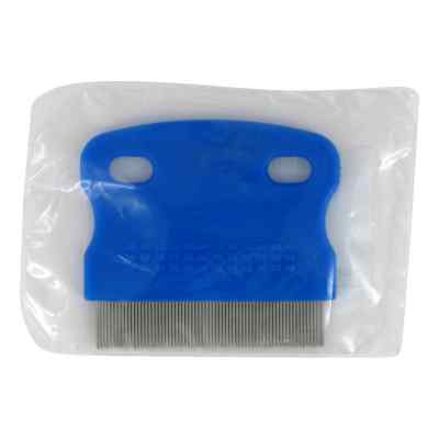 Büttner-Frank GmbH Metall-Nissenkamm mit blauem Griff (1 Stück)
