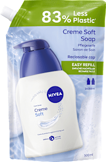 NIVEA Savon liquide Creme soft recharge (500 ml)