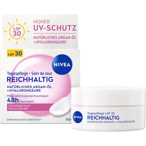 NIVEA Reichhaltige Gesichtscreme für trockene Haut (50 ml)
