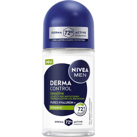 NIVEA MEN Derma Control Sensitive Antiperspirant Roll-On (50 ml)