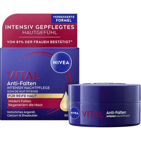 NIVEA Vital Anti-Falten Intensiv Nachtpflege (50 ml)