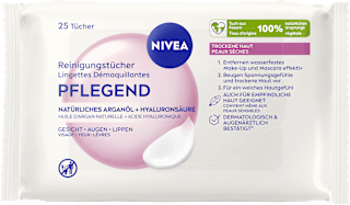NIVEA Pflegende Reinigungstücher (25 Stück)