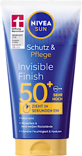 NIVEA SUN Lait solaire invisible finish, protection et soin, SPF 50+ (150 ml)