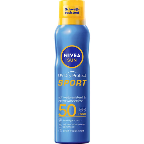 NIVEA SUN UV Dry Protect Sport Sonnenspray LSF 50 (200 ml)