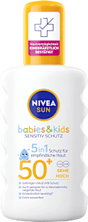 NIVEA SUN Spray solaire bébés et enfants sensibles SPF 50+ (200 ml)