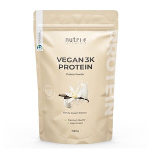 Nutri+ poudre de protéines végétales 3k - Crème vanille (1000 g)