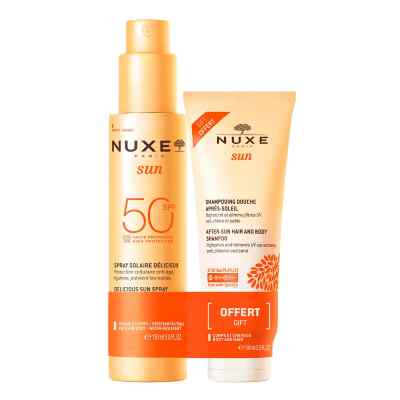 Nuxe Sun Set spray solaire LSF 50 + shampooing douche offert (1 pack)