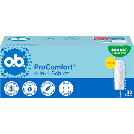 o.b. Tampons ProComfort Super Plus (32 pièces)