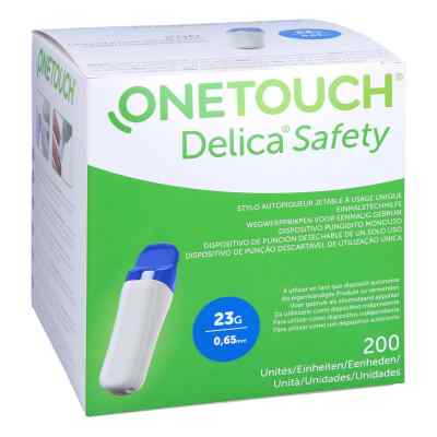 One Touch Delica Safety autopiqueur à usage unique 23 G (200 pièces)