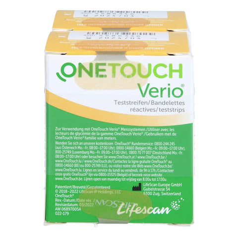 OneTouch Verio Teststreifen (100 Stück)