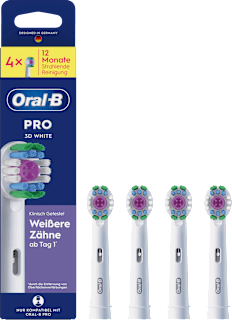 Oral-B PRO 3D White brossettes (4 pièces)