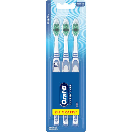 Oral-B Classic Care brosse à dents medium (3 pièces)